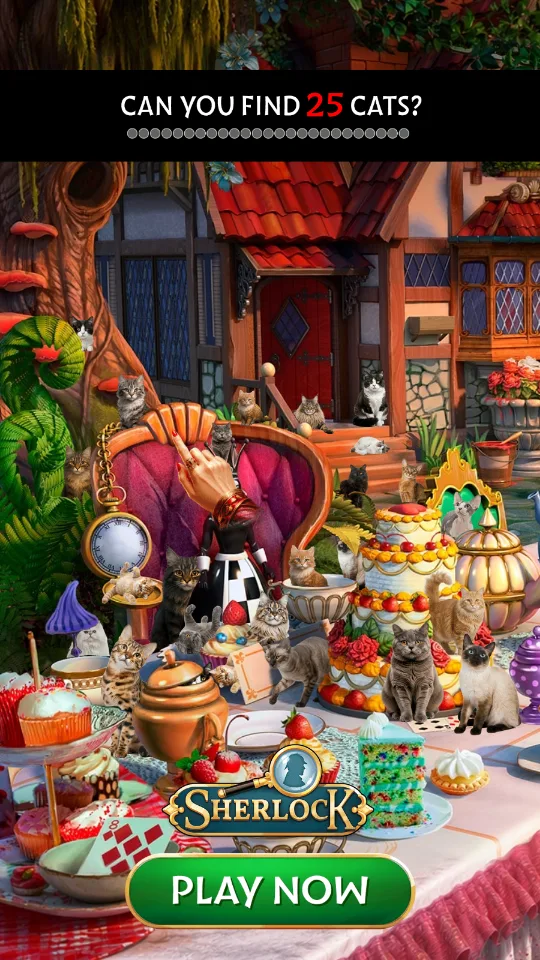 Hidden Cats: 2D playable ad made with HTML5