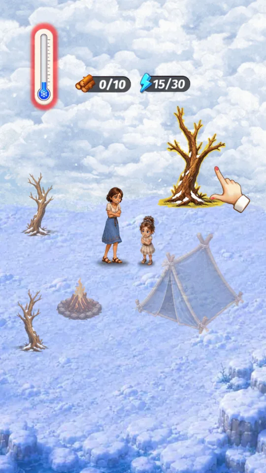 Winter Survival: 2D playable ad made with HTML5